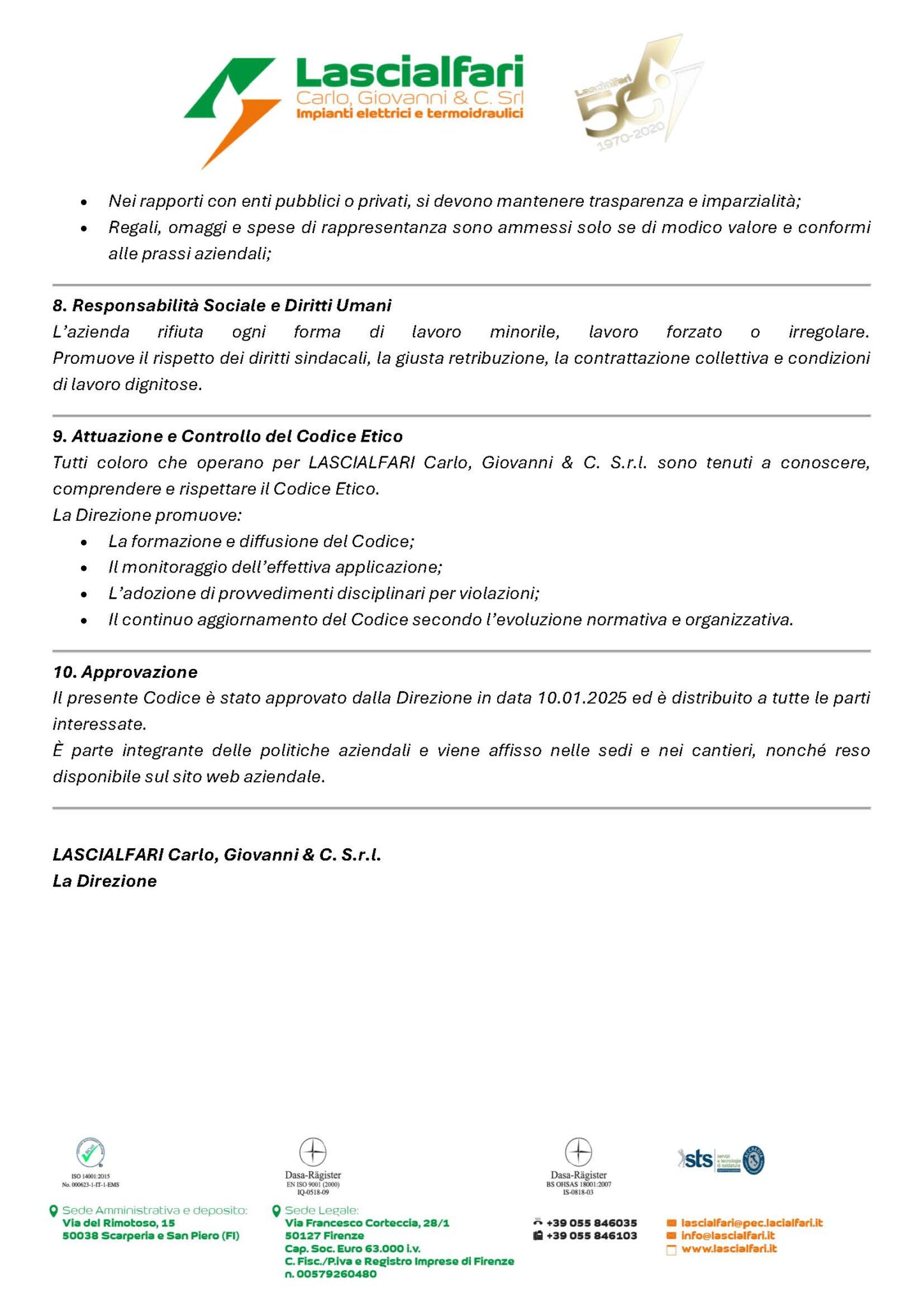 Codice Etico_Lascialfari_Rev.2025_Pagina_3